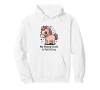 Mon Cercle d'équitation est Plein de Joie, Mignon Poney Sweat à Capuche