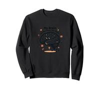 Mon Cerveau a trop d'onglets Ouverts Sweatshirt, Unisexe pour Adultes, Noir, M