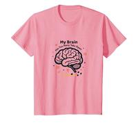 Mon Cerveau a trop d'onglets Ouverts T-Shirt, Enfant, Rose, 10 Ans