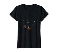 Mon Cerveau a trop d'onglets Ouverts T-Shirt, Femme, Noir, XS