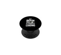 Mon Cerveau Charge actuellement Un drôle de Dragon Barbu PopSockets PopGrip Adhésif