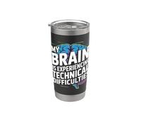 Mon cerveau éprouve des difficultés techniques Gobelet isotherme en acier inoxydable double paroi