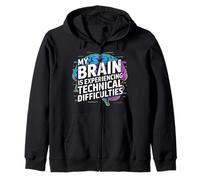 Mon Cerveau éprouve des difficultés Techniques Sweat à Capuche