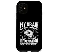 Mon Cerveau est en Mode économie d'énergie - Sarcastique Blague Sarcastique Coque pour iPhone 11