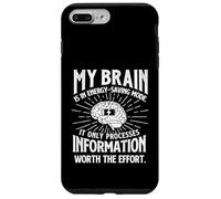 Mon Cerveau est en Mode économie d'énergie - Sarcastique Blague Sarcastique Coque pour iPhone 7 Plus/8 Plus