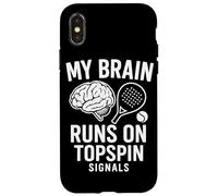 Mon Cerveau Fonctionne sur Topspin Signals Padel Coque pour iPhone X/XS