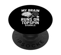 Mon Cerveau Fonctionne sur Topspin Signals Padel PopSockets PopGrip Adhésif