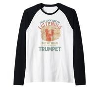 Mon Cerveau Joue De La Trompette Manche Raglan