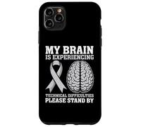 Mon Cerveau Rencontre des difficultés Techniques C'est drôle Coque pour iPhone 11 Pro Max