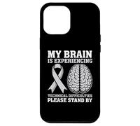 Mon Cerveau Rencontre des difficultés Techniques C'est drôle Coque pour iPhone 12 Pro Max