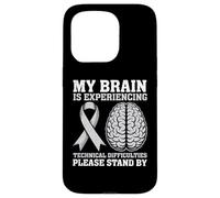 Mon Cerveau Rencontre des difficultés Techniques C'est drôle Coque pour iPhone 15 Pro