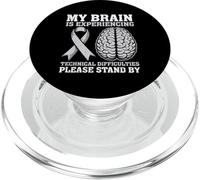 Mon Cerveau Rencontre des difficultés Techniques C'est drôle PopSockets PopGrip pour MagSafe