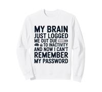 Mon Cerveau Vient de me déconnecter à Cause de l'inactivité Oubli Sweatshirt