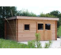 Mon Chalet de Jardin Chalet de jardin en bois Douglas brut Nantua - 20 m² - CJ NANTUA20TOITPL