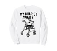 Mon Chariot Attend Une Cure de désintoxication Amusante pour Personnes handicapées Sweatshirt