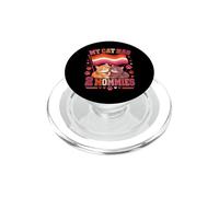 Mon Chat a Deux Mamans Lesbiennes drôles PopSockets PopGrip pour MagSafe