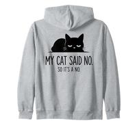 Mon Chat A Dit Non, Donc Ce Nest Pas Un Art De Chat Noir Sweat à Capuche