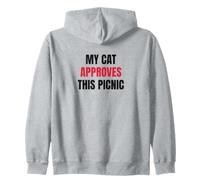 Mon Chat approuve ce Pique-Nique. Sweat à Capuche