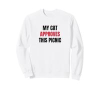 Mon Chat approuve ce Pique-Nique. Sweatshirt
