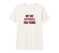Mon Chat approuve ce Pique-Nique. T-Shirt Haut de Gamme