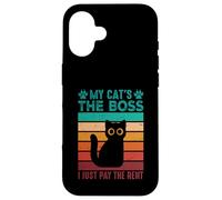 Mon Chat est Le Patron, Je paie Juste Le Loyer Coque pour iPhone 16