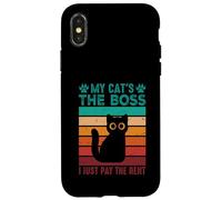 Mon Chat est Le Patron, Je paie Juste Le Loyer Coque pour iPhone X/XS
