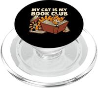 Mon Chat est Mon Club de Lecture Lecture drôle PopSockets PopGrip pour MagSafe