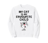 Mon Chat est Mon Enfant préféré, Maman Papa drôle Sweatshirt