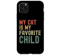 Mon Chat est Mon Enfant préféré propriétaire de Chat drôle Maman Chat Papa Coque pour iPhone 11 Pro Max