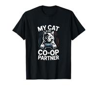 Mon Chat est Mon Partenaire de Jeu coopératif T-Shirt