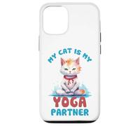 Mon Chat est Mon Partenaire de Yoga drôle Coque pour iPhone 12/12 Pro