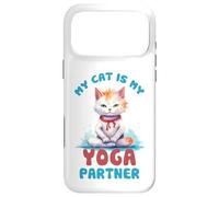 Mon Chat est Mon Partenaire de Yoga drôle Coque pour iPhone 17 Pro Max