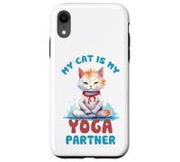 Mon Chat est Mon Partenaire de Yoga drôle Coque pour iPhone XR