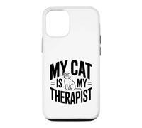 Mon Chat est Mon thérapeute Amoureux des Chats Coque pour iPhone 12/12 Pro