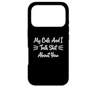 Mon Chat et Moi parlons de toi Coque pour iPhone 17 Pro