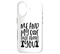 Mon Chat et Moi parlons de toi, Empreinte de Patte, Message pour Toujours Coque pour iPhone 17