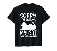 Mon chat était assis sur moi T-Shirt