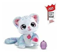 VTech - Ruby, Mon Chat Paillettes Magiques, Peluche Interactive - Dés 3 Ans - Version FR