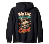 Mon Chat Pense Que Je suis Cool - Design Chat Sweat à Capuche