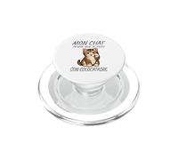 Mon Chat Pense Que Je suis Son colocataire Drôle Chats PopSockets PopGrip pour MagSafe
