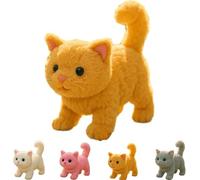 Mon Chat Réaliste, Une Peluche réaliste pour Chat Qui Marche, miaule et remue la Queue.