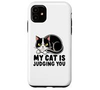 Mon Chat Te Juge Coque pour iPhone 11