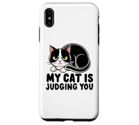 Mon Chat Te Juge Coque pour iPhone XS Max