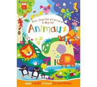 Mon cherche et trouve à déplier - Animaux - Collectif - 1 2 3 Soleil - cartonné - Livre-jeu