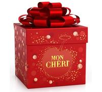 Mon Chéri Chocolat liqueur cerise cube de 27 bouchées 284g - Chocolat Bonbon pour adultes - Idée cadeau - Offre Spéciale