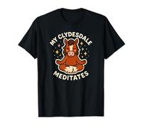 Mon Cheval de Clydesdale médite de façon drôle et Mignonne T-Shirt