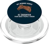 Mon cheval de reining est plus intelligent que la plupart des gens que je connais PopSockets PopGrip pour MagSafe