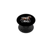 Mon Cheval est Aussi Mignon qu'un Bouton Art Horse I Love Craft PopSockets PopGrip Adhésif
