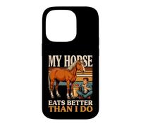 Mon Cheval Mange Mieux Que Moi Coque pour iPhone 14 Pro