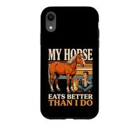 Mon Cheval Mange Mieux Que Moi Coque pour iPhone XR